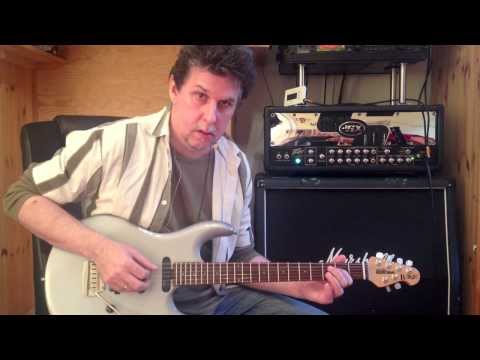 Mixolydian scale with open string technique