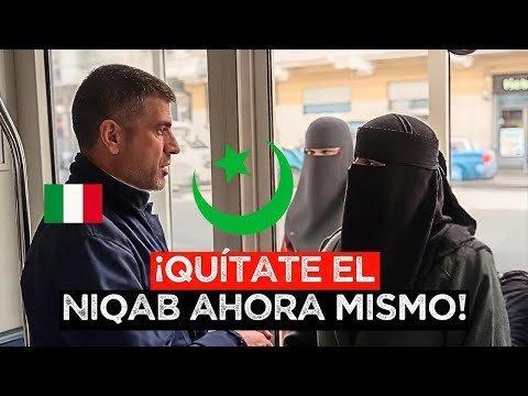 ¡Mujeres musulmanas se enfrentan al guardia de seguridad italiano equivocado!