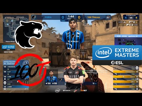Furia vs 100 Thieves - MIRAGE MAP4 - IEM NEW YORK GRANDE FINAL - @Gaules