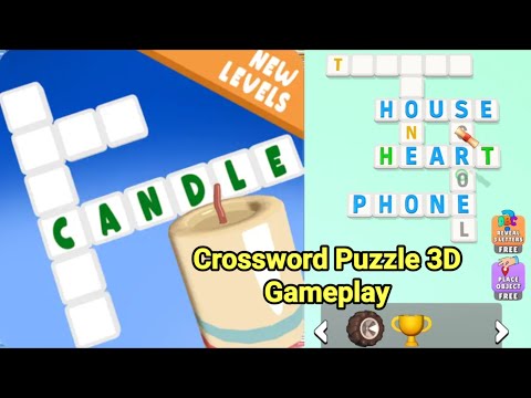 Crossword Puzzle 3D Game Gameplay - YouTube