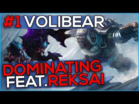 How To Volibear vs Malphite (Donte Gets Penta Kill On Rek'Sai)!! - League of Legends