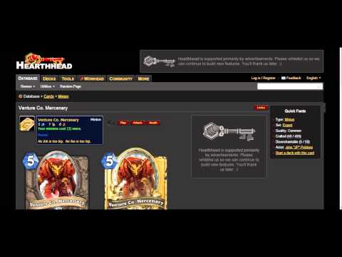 Venture Co. Mercenary (Play) - Sound - Hearthstone