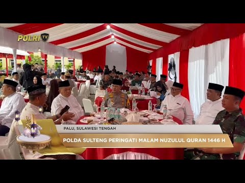 POLDA SULTENG PERINGATI NUZULUL QURAN 1446 H