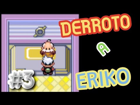DERROTO al Viejito ELÉCTRICO (gimnasio dínamo) líder ERICO | Pokémon Esmeralda #3