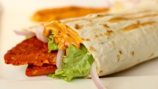 McDonalds Chicken Wrap | McDonalds Masala Grill Chicken Wrap/ saucy wraps part 1 - bharatzkitchen