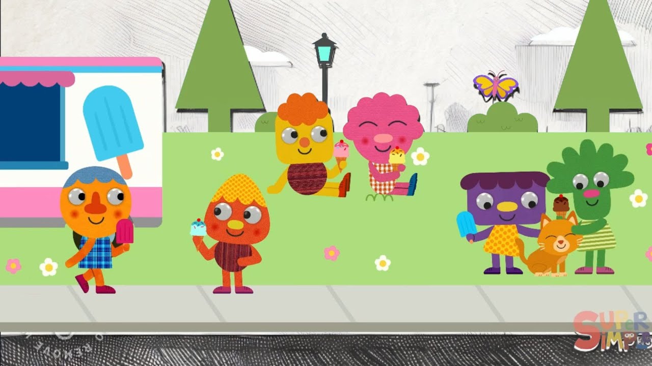 I have 5 senses: eyes, hands, nose, ears, mouth | Let's Draw and Color | Nursery Rhymes