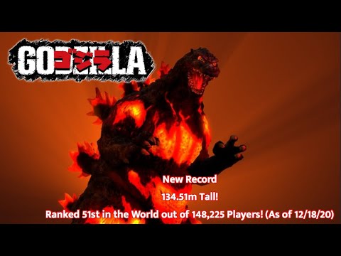NEW RECORD - 134.51m Tall, Ranked 51st Full Play-through - GODZILLA PS4