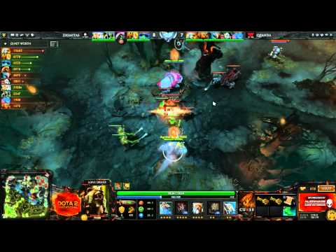 Qpad vs. Dignitas game 1 - Curse Dota 2 Invitational sponsored by Alienware