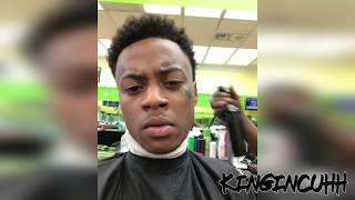 Dude runs away after haircut without paying😂😂