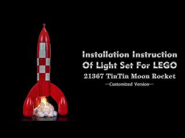 Vídeo relacionado con LIGHTAILING Juego de Luces led para Lego-21367 Cohete Lunar de Tintin - Instalación fácil, cableado Oculto, decoración del hogar y Listo para Regalar (Modelo no Incluido)