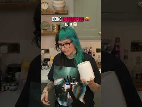 Being interrupted mid task ADHD vs NON ADHD 🤣 #adhd #adhdbrain #adhdprobs