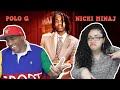 MY DAD REACTS Polo G, Nicki Minaj - For the Love of New York (Official Audio) REACTION
