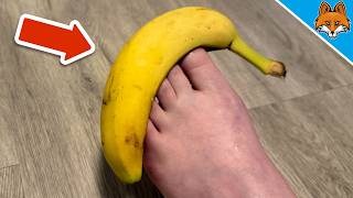 Stick a Banana on your Foot and WATCH WHAT HAPPENS💥(Ingenious Trick)🤯