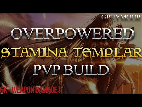 THE OVERPOWERED STAMINA TEMPLAR PvP BUILD - SOLO & GROUP META!!! | ESO GREYMOOR