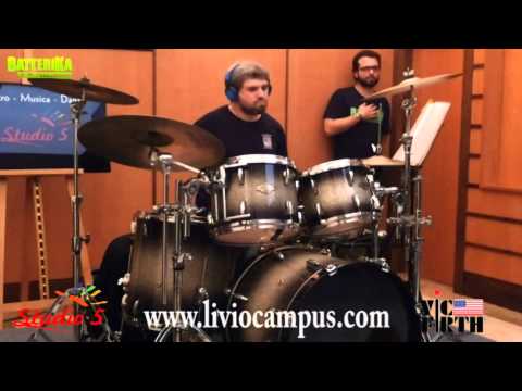 Livio Campus Live Batterika 2014 Rihanna Only Girl, Drum solo  Police Message in a bottle