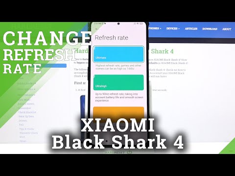 How to Change Display Refresh Rate on XIAOMI Black Shark - Display Settings