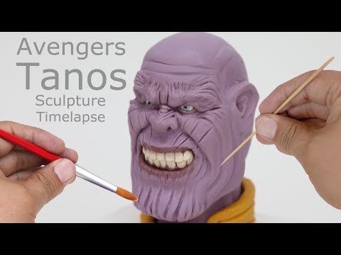 Thanos Sculpture Timelapse - Avengers: Endgame