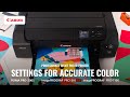 Learn How To Use ICC Profiles For Accurate Color Canon Professional Inkjet Photo Printer