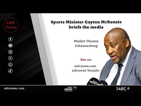 LIVE: Sports Minister Gayton McKenzie media briefing - SABC News - Breaking news, special reports, world, business, sport coverage of all South African current events. Africa's news leader.