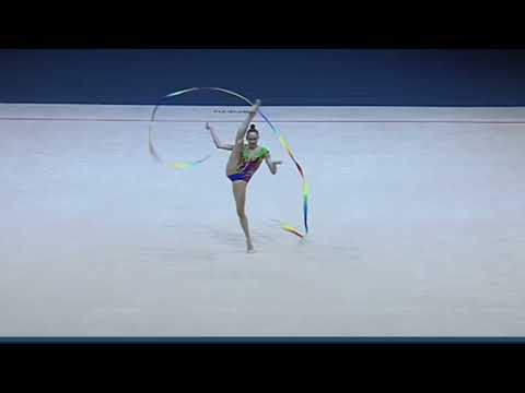 Anastasiya SARANTSEVA UZBEKISTAN - RIBBON AA - AGF Trophy Baku 2024 (FIG World Cup)