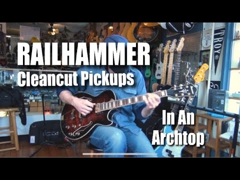 Railhammer Cleancut Pickups in Archtop
