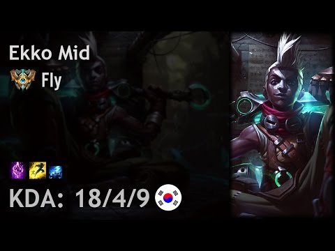 Ekko Mid vs Syndra - Fly - KR Challenger Patch 7.1