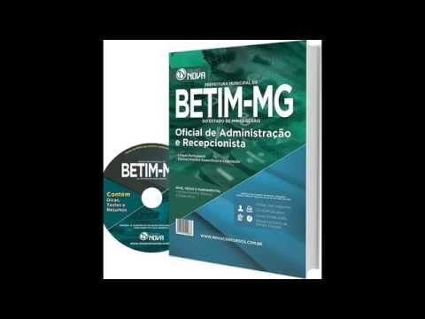 Apostila Concurso Betim 2015 - Oficial de Administração e Recepcionista