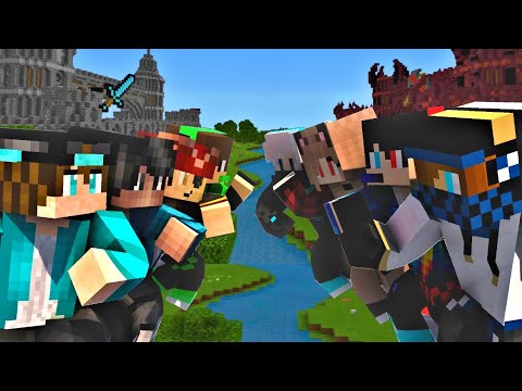 FryBry - Minecraft: Clan Wars! - Herix Clan VS Galaxy Clan - PvP (4v4)