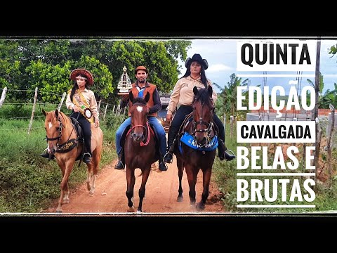 QUINTA EDIÇÃO DA CAVALGADA BELAS E BRUTAS, RIBEIRA DO POMBAL, BA.