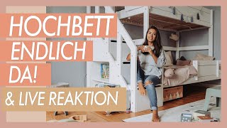 DAS NEUE KINDERBETT I VOM FAMILIENBETT INS EIGENE ZIMMER MIT HOCHBETT I EILEENA