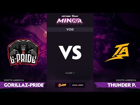 [RU] Gorillaz-Pride vs Thunder Predator, Game 1, StarLadder ImbaTV Dota 2 Minor S2 SA Qualifiers