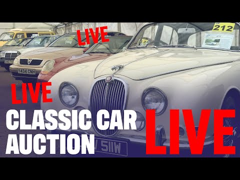 LIVE CLASSIC CAR AUCTION  - Saturday 20th August 2022