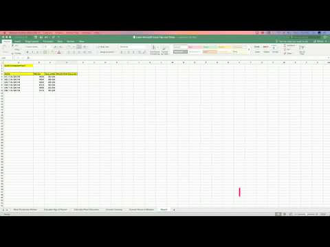 Part of a video titled How To Calculate Fuel Consumption Using MIcrosoft Excel Formula