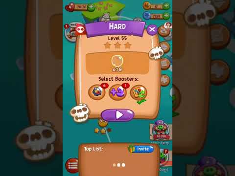 Angry Birds Blast | Hard Level (55) | Android WalkThrough!