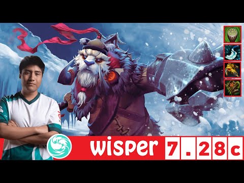 [DOTA 2] bc.Wisper the TUSK [OFFLANE] [7.28C]