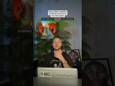 Was The Subway Surfers Theme Song Influenced From This 1999 Video Game Song? #shorts #subwaysurfers