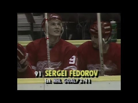 Sergei Fedorov Rookie Season Highlights (1990-91)