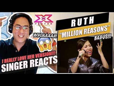 RUTH NELLY - MILLION REASONS (LADY GAGA) | X FACTOR INDONESIA 2021 | SINGER REACTION