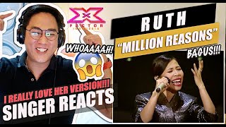 Download lagu RUTH NELLY - MILLION REASONS (LADY GAGA) | X FACTOR INDONESIA 2021 | SINGER REACTION mp3