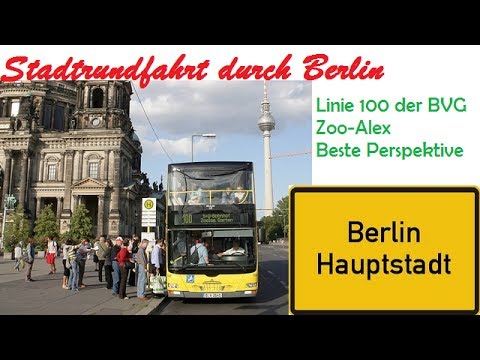 Sightseeing Berlin- Mit der Linie 100 | BVG | 25.11.13 | Zoo-Alex Teil 2  [FULL-HD]