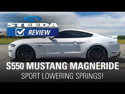 Steeda S550 Mustang MagneRide Sport Lowering Springs | Overview