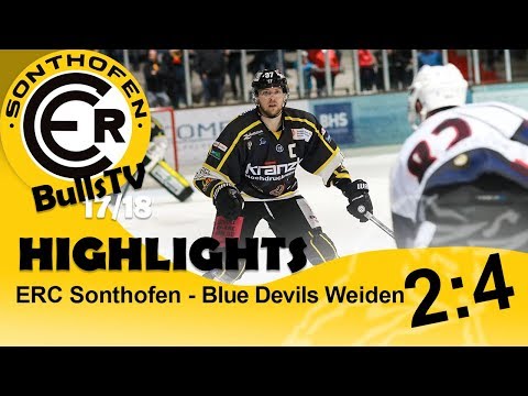 ERC Sonthofen vs. Blue Devils Weiden (15.10.2017) - Highlights | ERC Sonthofen