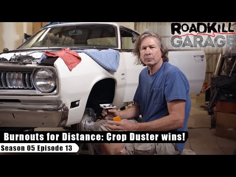 Burnouts for Distance: Crop Duster wins! - Roadkill Garage S05E13 - Reality Car TV Show