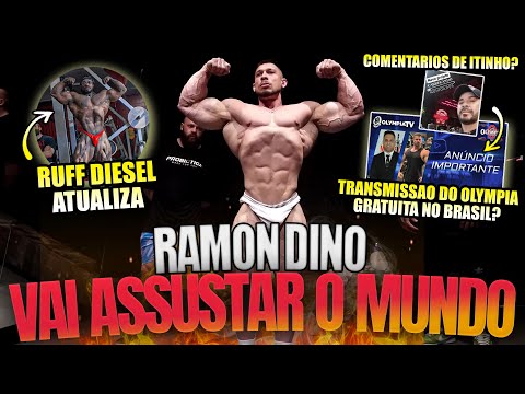 RAMON ATUALIZA E PODE CHEGAR NO TOP 2! RUFF SERA PEDREIRA P/ RAMON! TRANSMISSAO OLYMPIA GRATUITA?