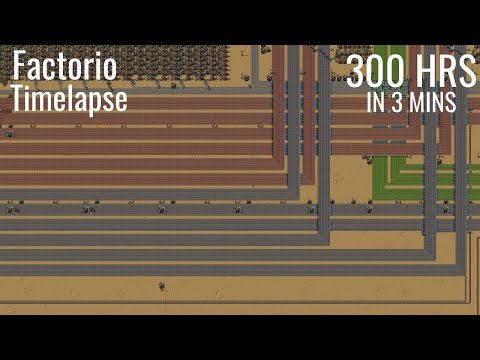 Factorio TimeLapse - 4K SPM Megabus | 4K