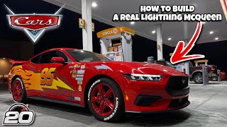 RS Team Lightning McQueen Project Build — Transforming My 2024 Ford Mustang Into The Living Legend