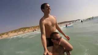 preview picture of video 'Day in Palmachim Beach Israel'