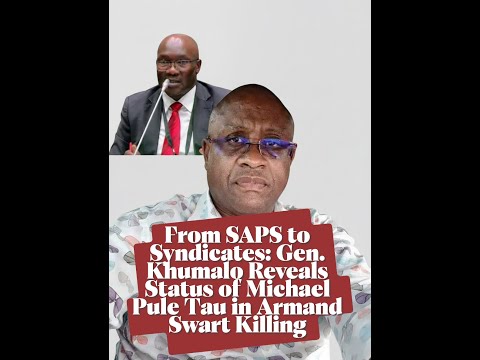 Gen Khumalo Briefs Ad Hoc Committee on Michael Tau, Alleged Cartel Hitman in Swart Murder Case