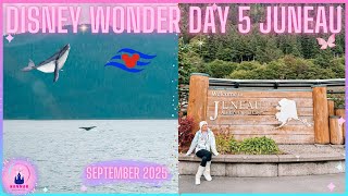 Disney Wonder Cruise Vlog Alaska Day 5 Juneau Whale Watching Shops September 2025 Nature Excursion