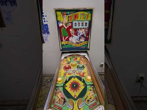 Arcadia Auctions #5: (working) 1963 Williams Swing Time pinball machine shopped mostly working